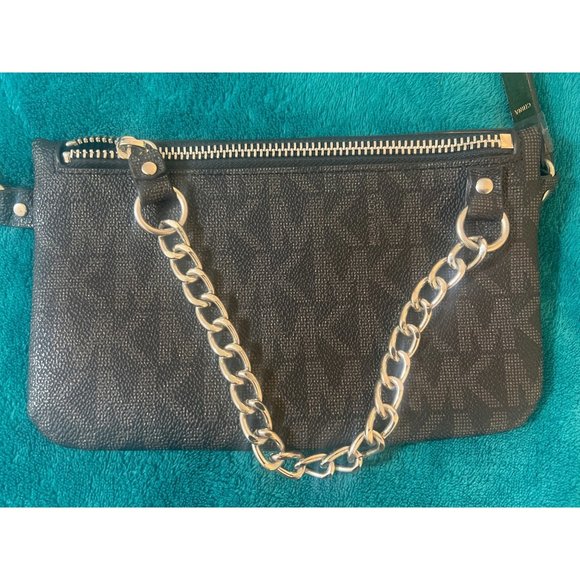 Michael Kors Black Mini Wristlet Purse - Picture 2 of 6